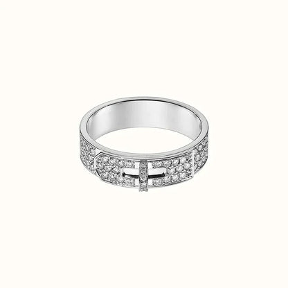 [RAFFINE]KELLY SILVER DIAMOND RING
