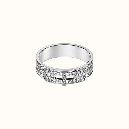 [Raffine]KELLY SILBER DIAMANTRING