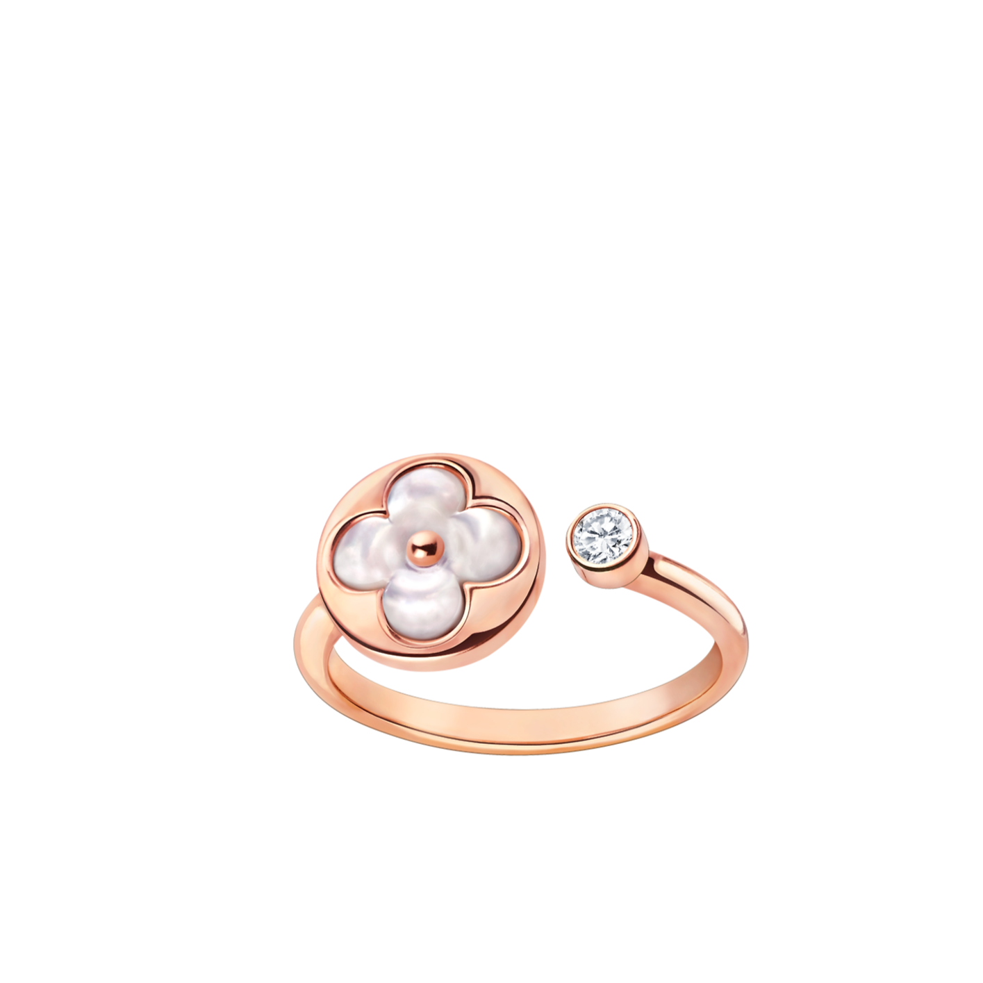[Raffine]SUN 1 DIAMANT PINK MOP RING