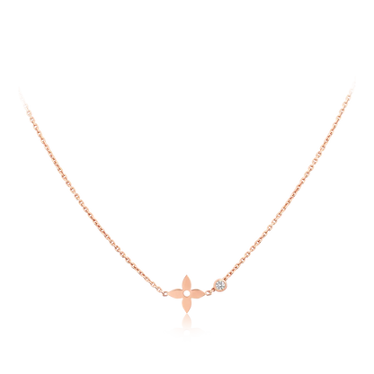 [RAFFINE]BLOSSOM PENDANT PINK GOLD AND DIAMOND