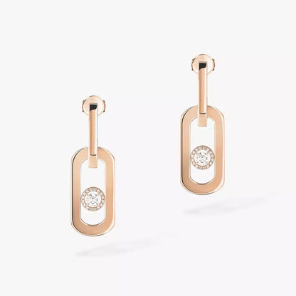 [RAFFINE] So Move XL Diamond Hoop Earring