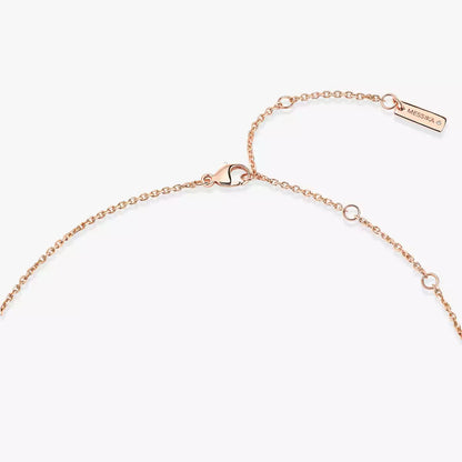 [RAFFINE]Lucky Eye Diamond Necklace in Rose Gold and Turquoise