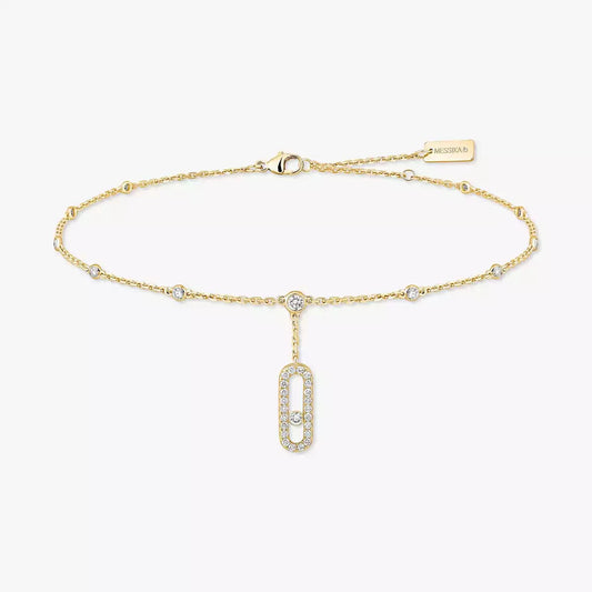 [RAFFINE] Move Uno pav¨¦ ankle bracelet