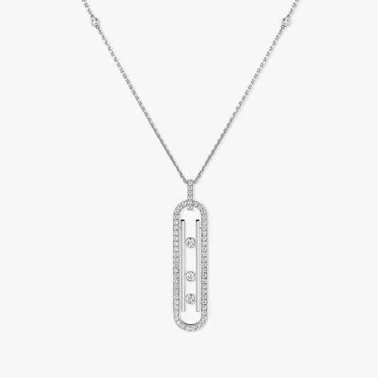 [RAFFINE]Diamond Necklace Move 10Th