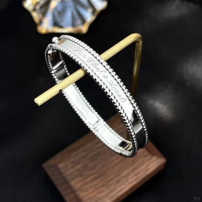 [LUXE]CLOVER PERLEE BRACELET SIGNATURE ENGRAVING SERIES