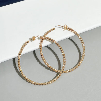 [RAFFINE] SMOOTH BEAD STUD EARRINGS