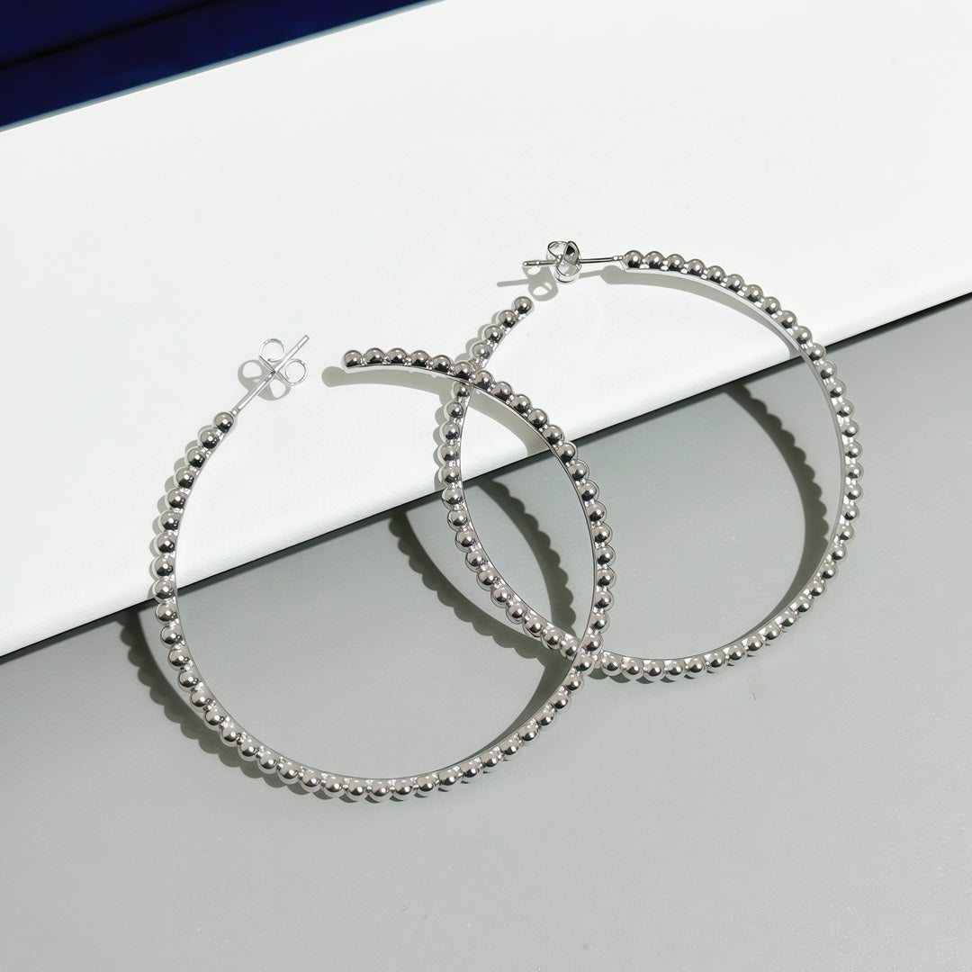 [RAFFINE] SMOOTH BEAD STUD EARRINGS