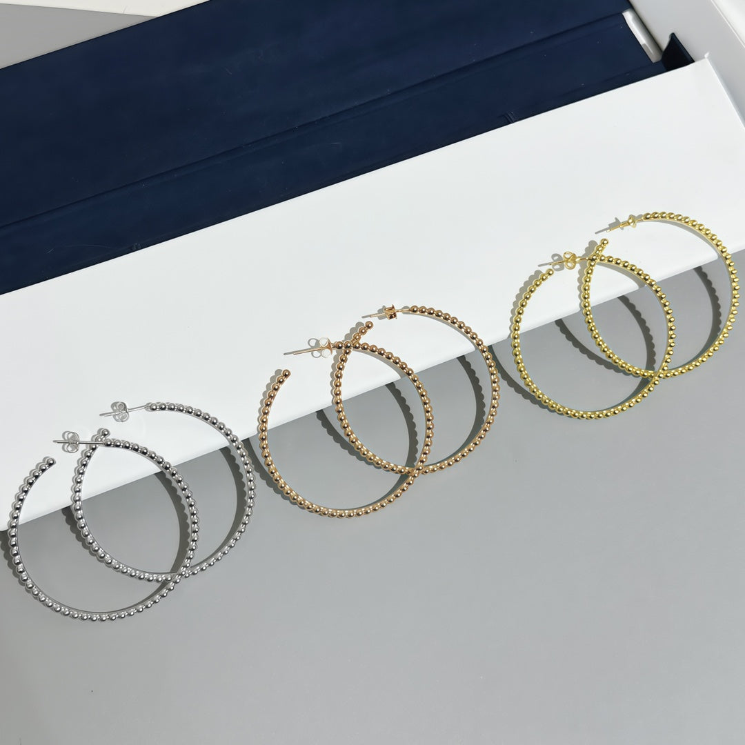 [RAFFINE] SMOOTH BEAD STUD EARRINGS