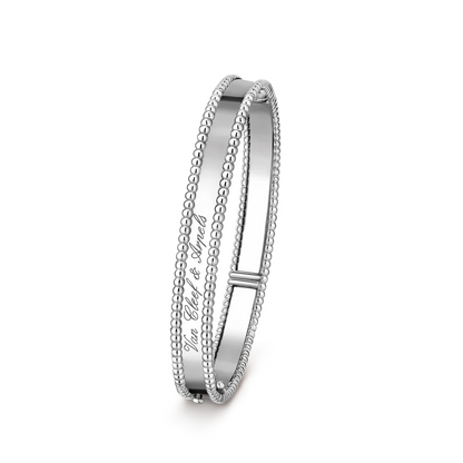 [LUXE]CLOVER PERLEE BRACELET SIGNATURE ENGRAVING SERIES
