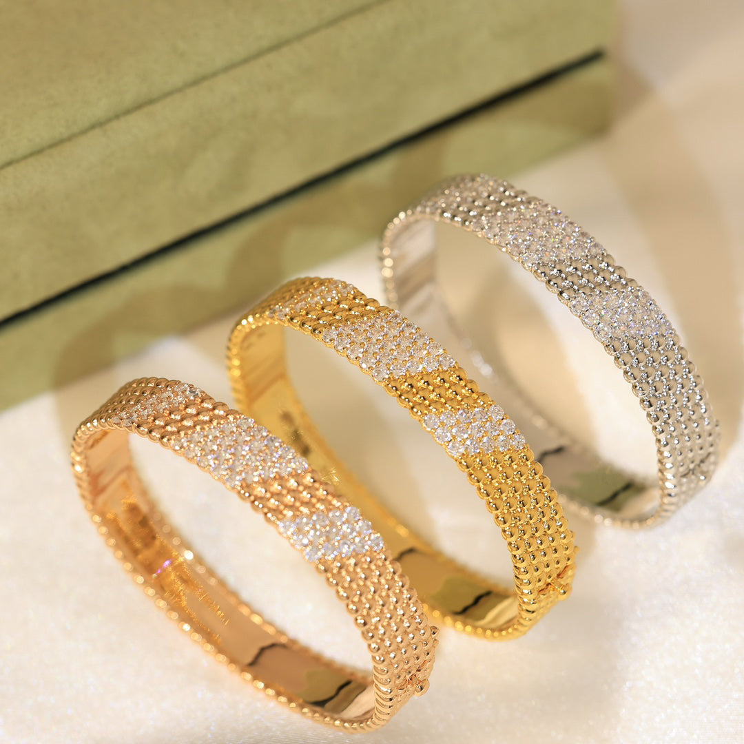 [RAFFINE]  FIVE-ROW DIAMOND BRACELET