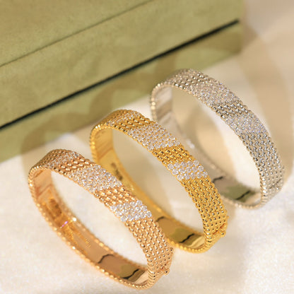 [RAFFINE]  FIVE-ROW DIAMOND BRACELET