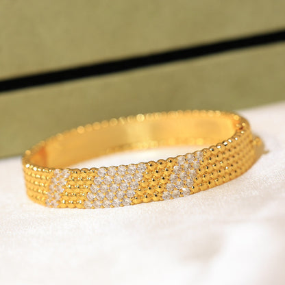 [RAFFINE]  FIVE-ROW DIAMOND BRACELET