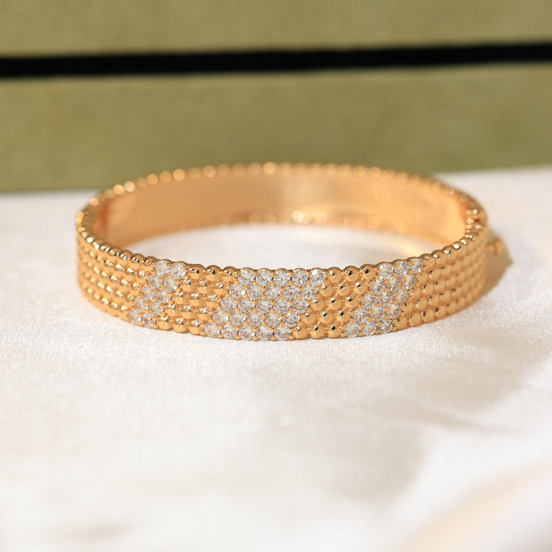 [RAFFINE]  FIVE-ROW DIAMOND BRACELET