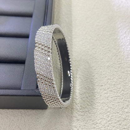 [RAFFINE]  FIVE-ROW DIAMOND BRACELET