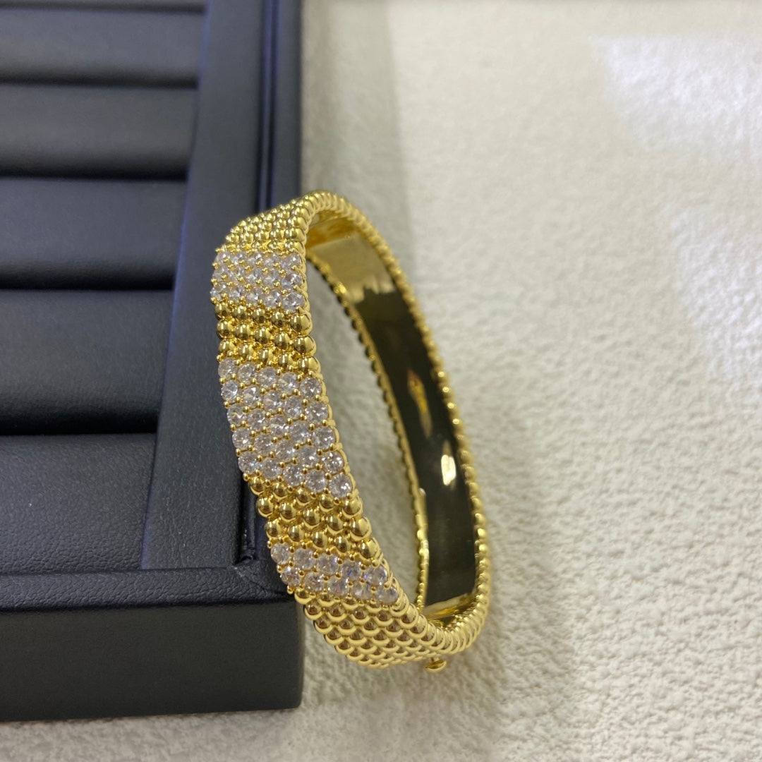 [RAFFINE]  FIVE-ROW DIAMOND BRACELET