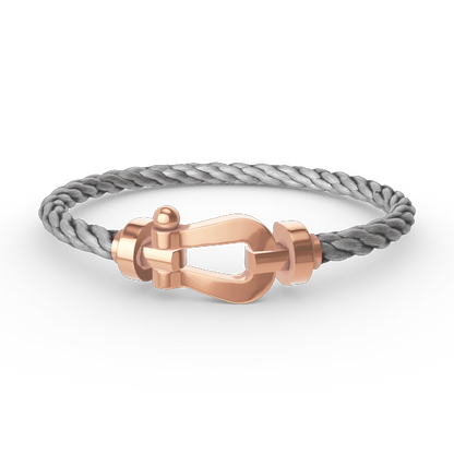 [RAFFINE]FORCE LARGE HORSESHOE NO DIAMOND BRACELET ROSE GOLD