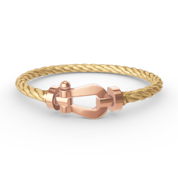 [RAFFINE]FORCE LARGE HORSESHOE NO DIAMOND BRACELET ROSE GOLD