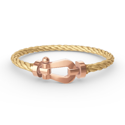 [RAFFINE]FORCE LARGE HORSESHOE NO DIAMOND BRACELET ROSE GOLD