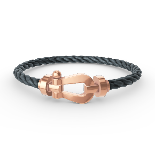 [RAFFINE]FORCE LARGE HORSESHOE NO DIAMOND BRACELET ROSE GOLD