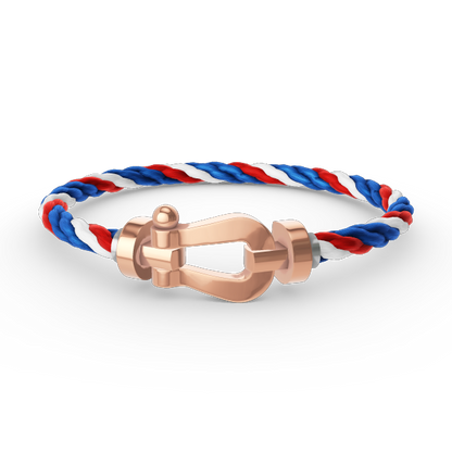 [RAFFINE]FORCE LARGE HORSESHOE NO DIAMOND BRACELET ROSE GOLD