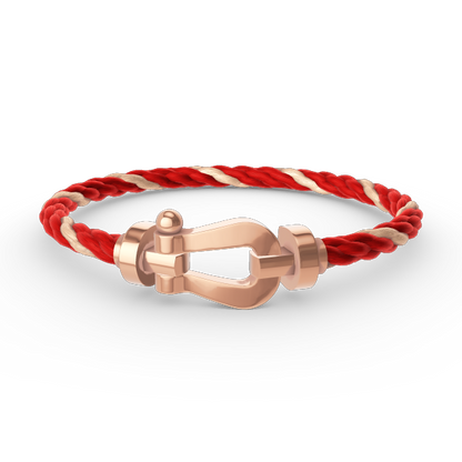 [RAFFINE]FORCE LARGE HORSESHOE NO DIAMOND BRACELET ROSE GOLD