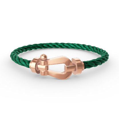 [RAFFINE]FORCE LARGE HORSESHOE NO DIAMOND BRACELET ROSE GOLD