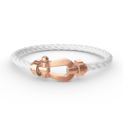 [RAFFINE]FORCE LARGE HORSESHOE NO DIAMOND BRACELET ROSE GOLD