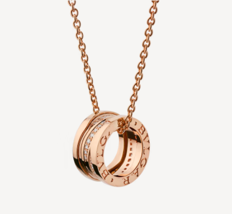 [Raffine]ZERO 1 ROSA GOLD DIAMANT HALSKETTE