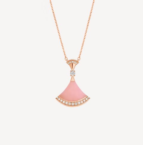 [RAFFINE] COLLAR DE SUEÑO ÓPALO ROSA