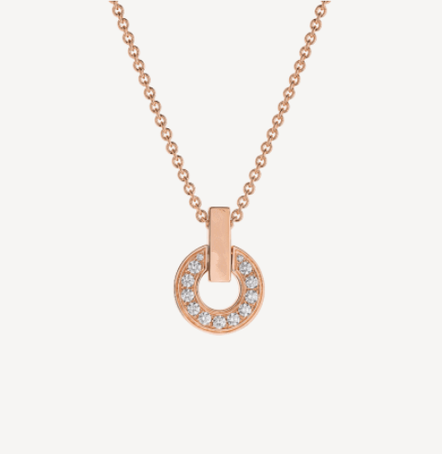 [RAFFINE] COLLAR GARI ORO ROSA DIAMANTE
