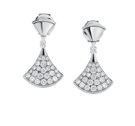 [RAFFINE]PENDIENTES DE ENSUEÑO CON DIAMANTE