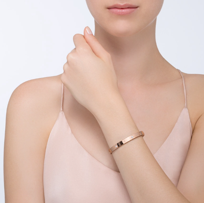 [RAFFINE] PULSERA DE AMOR 6,1 MM 4 DIAMANTES