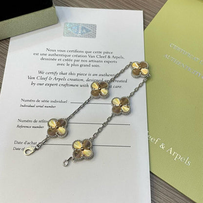 [RAFFINE]CLOVER  5 MOTIFS  CHRISTMAS LIMITED EDITION BRACELET