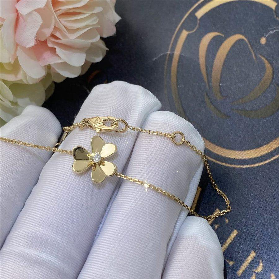 [RAFFINE]FRIVOLE GOLD FLOWER BRACELET