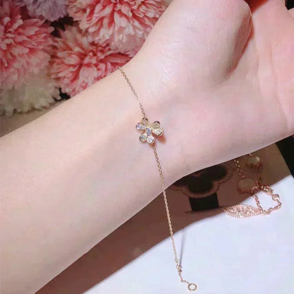 [Raffine]FRIVOLE GOLD BLUMEN DIAMANT ARMBAND