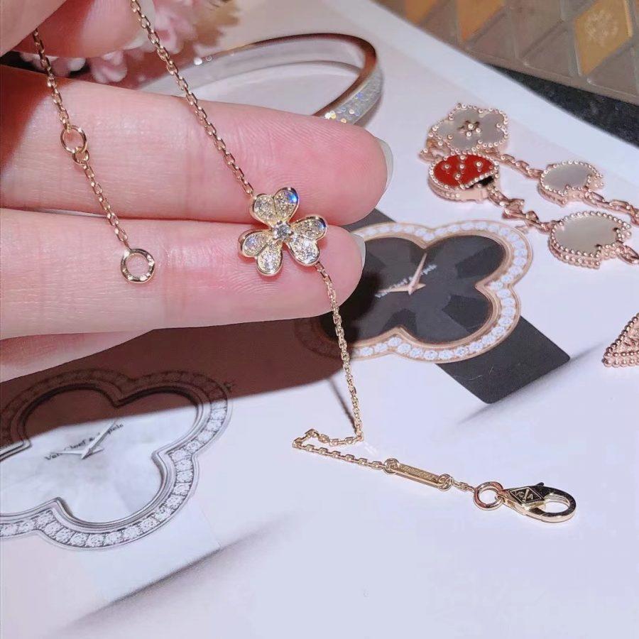 [Raffine]FRIVOLE GOLD BLUMEN DIAMANT ARMBAND