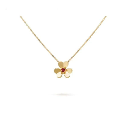 [RAFFINE]FRIVOLE GOLD FLOWER NECKLACE