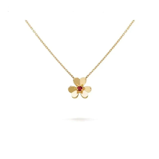 [RAFFINE]FRIVOLE GOLD FLOWER NECKLACE