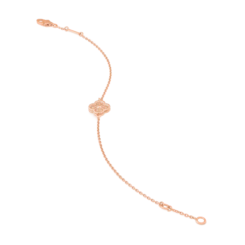 [RAFFINE]PULSERA DE TRÉBOL DE UNA SOLA FLOR