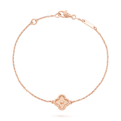 [RAFFINE]PULSERA DE TRÉBOL DE UNA SOLA FLOR