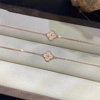 [RAFFINE]PULSERA DE TRÉBOL DE UNA SOLA FLOR