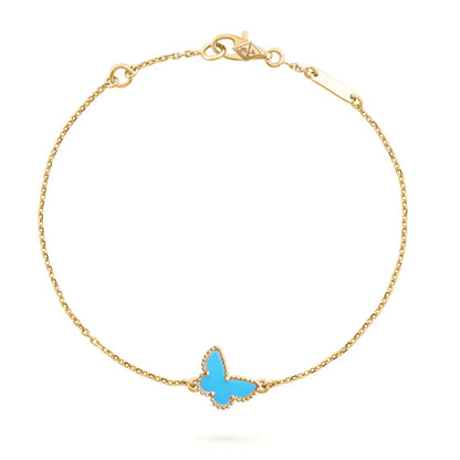 [RAFFINE]PULSERA DE MARIPOSA TURQUESA