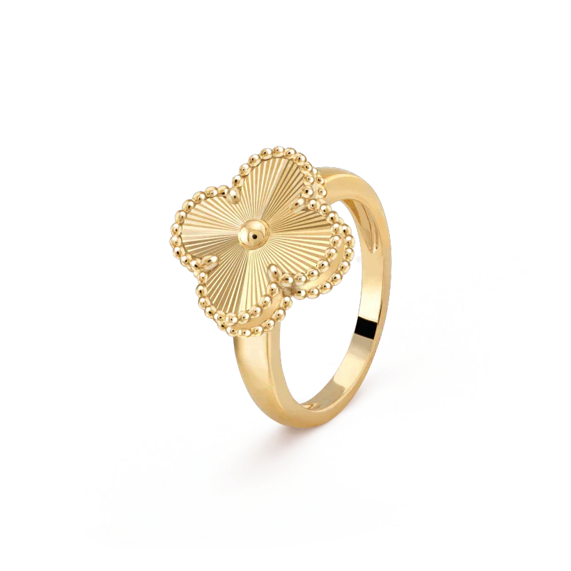[RAFFINE]CLOVER GOLD RING
