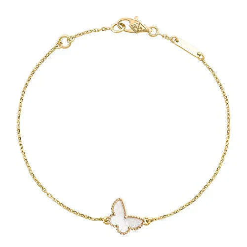 [RAFFINE]PULSERA DE MARIPOSA DE MOPA OSCURA