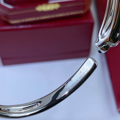 [RAFFINE]PANTHERE PULSERA ABIERTA DE PLATA