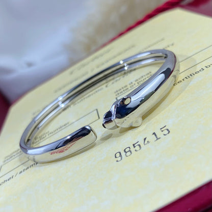 [RAFFINE]PANTHERE PULSERA ABIERTA DE PLATA