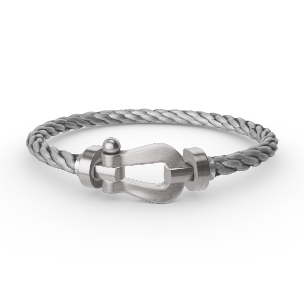 [RAFFINE]FORCE LARGE HORSESHOE NO DIAMOND BRACELET SILVER