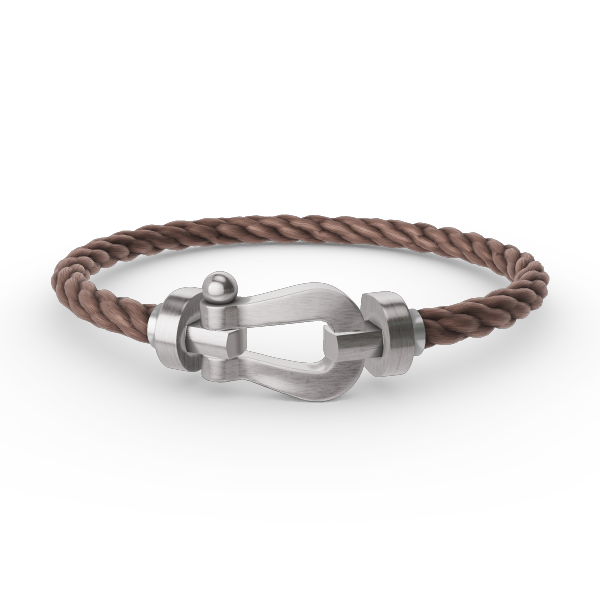 [RAFFINE]FORCE LARGE HORSESHOE NO DIAMOND BRACELET SILVER
