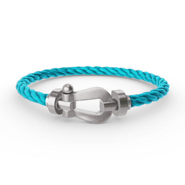 [RAFFINE]FORCE LARGE HORSESHOE NO DIAMOND BRACELET SILVER
