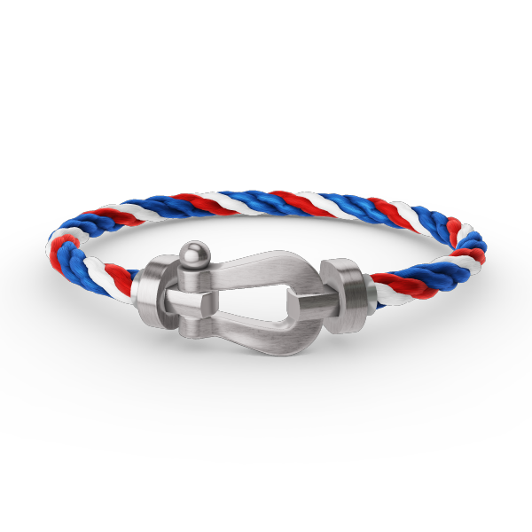 [RAFFINE]FORCE LARGE HORSESHOE NO DIAMOND BRACELET SILVER
